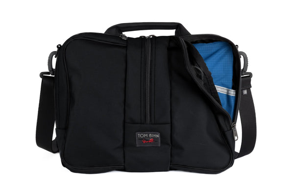 Pilot in Black Ballistic with Cobalt (blue with light blue grid) 210 Cerylon interior.